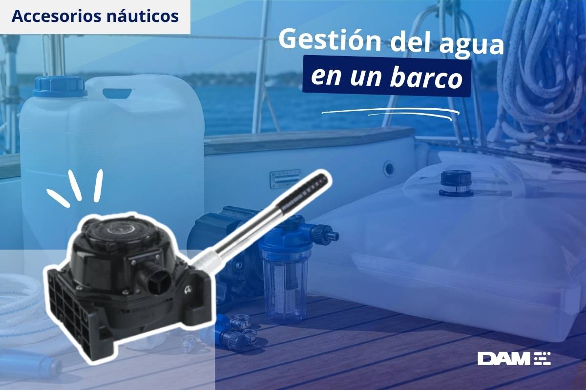 Gestión del agua en un barco: reservas, ahorro y aguas residuales